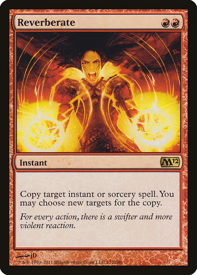 Reverberate card front