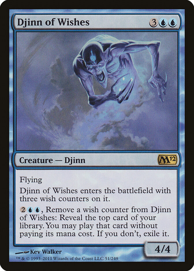 Djinn of Wishes card front