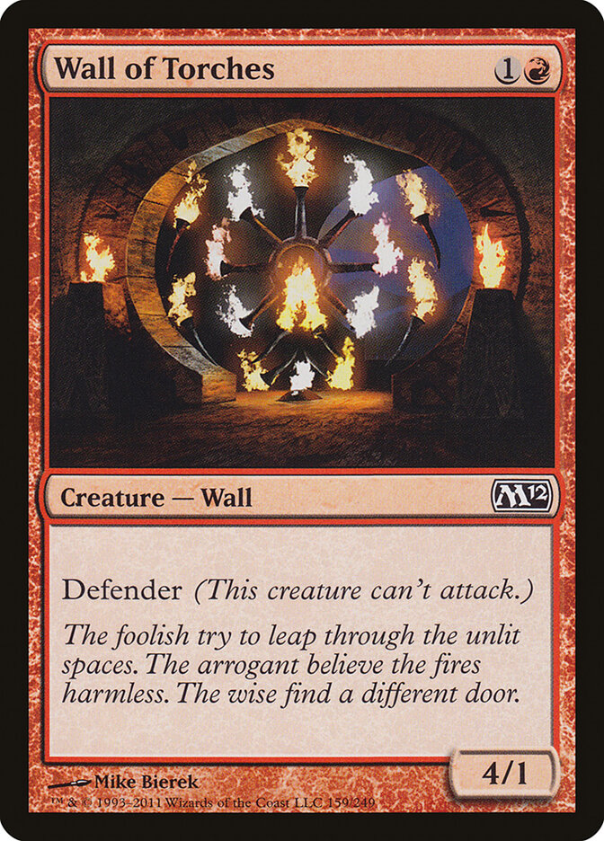 Wall of Torches card front