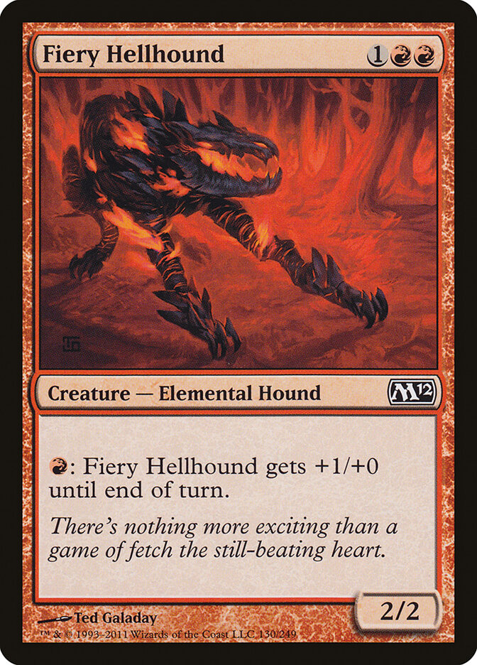 Fiery Hellhound card front