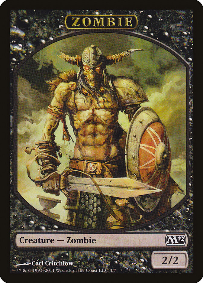 Zombie card front
