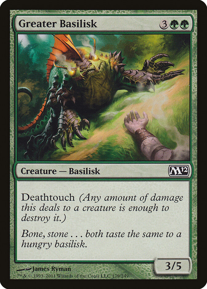 Greater Basilisk card front