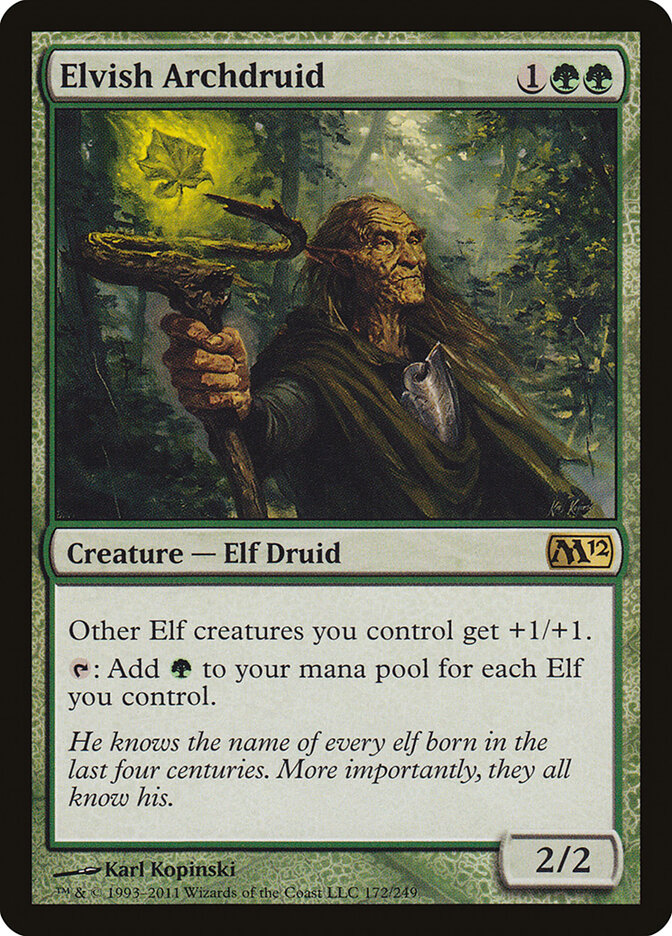 Elvish Archdruid card front
