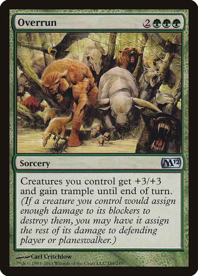 Overrun card front