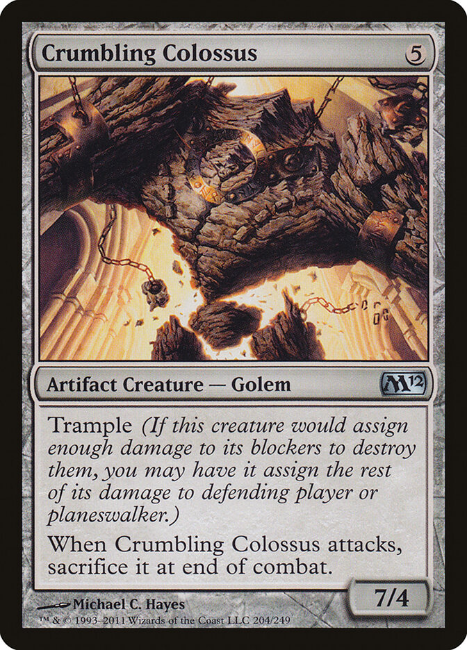 Crumbling Colossus card front
