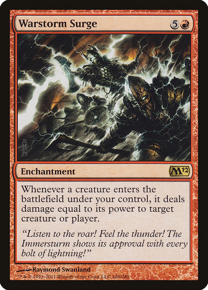 Warstorm Surge card front