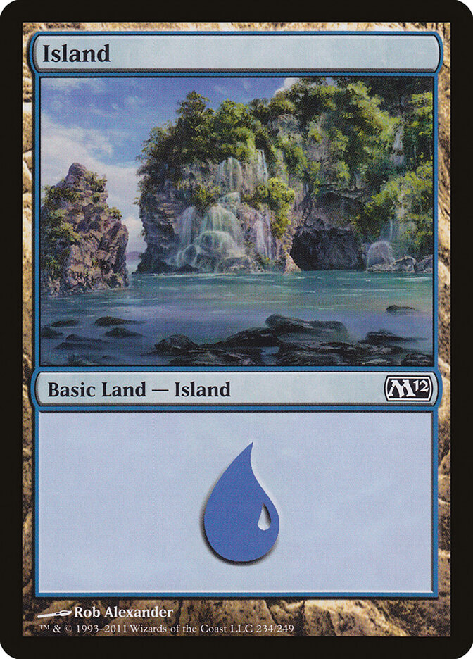 Island card front