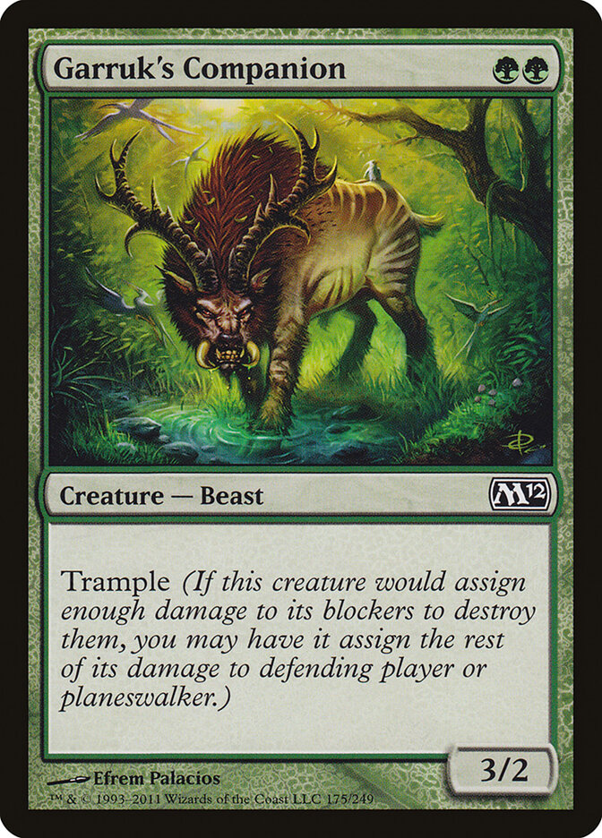 Garruk's Companion card front