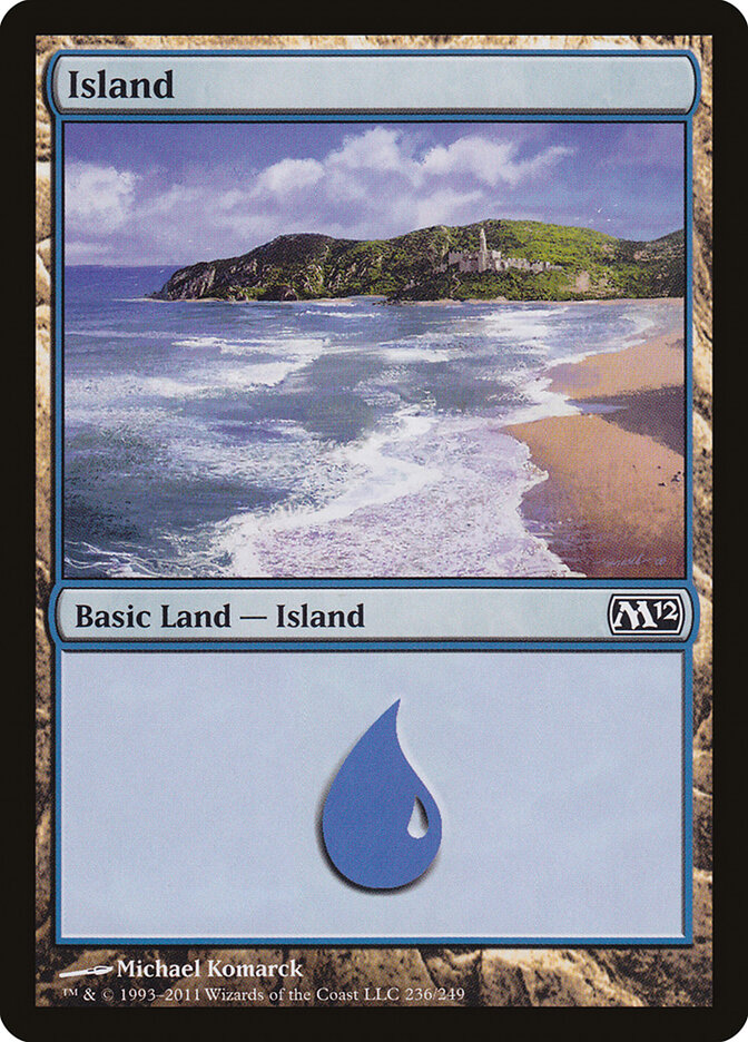 Island card front