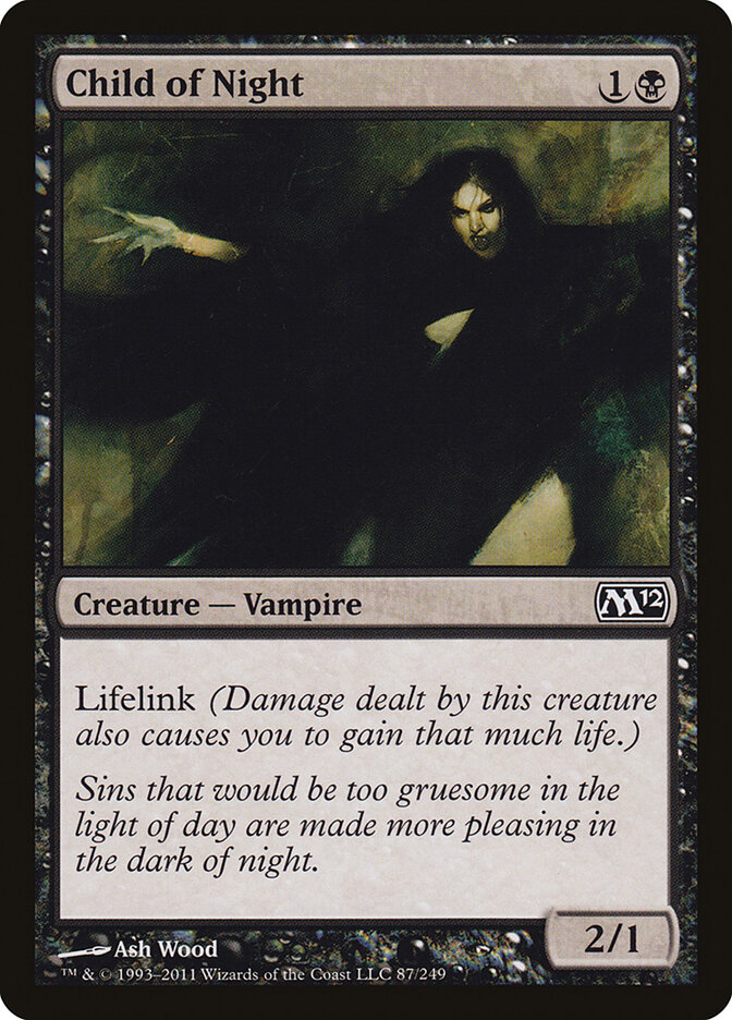 Child of Night card front