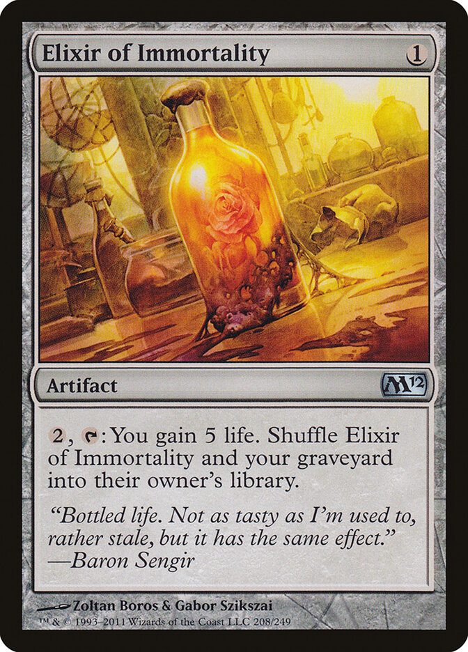 Elixir of Immortality card front