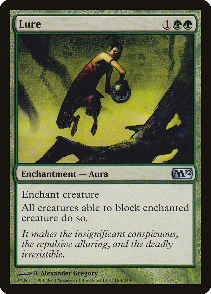 Lure card front
