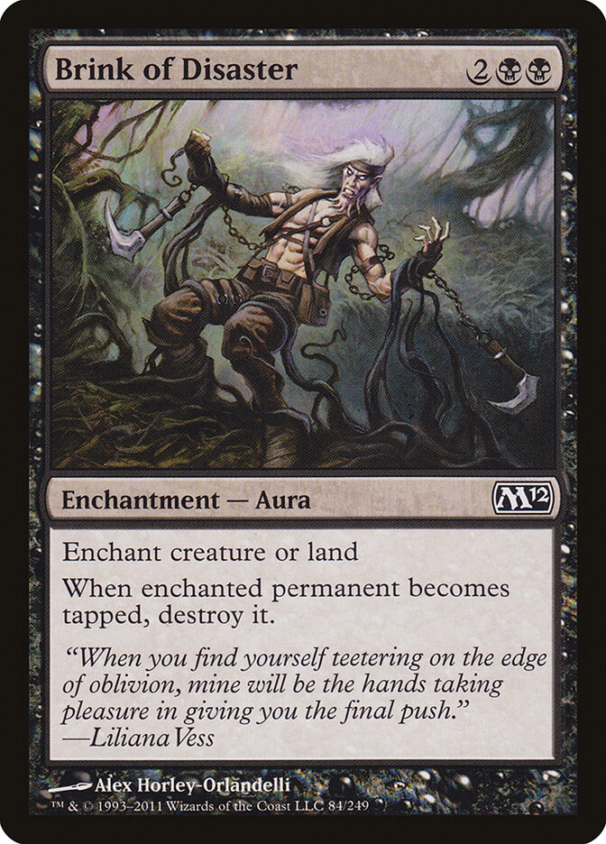 Brink of Disaster card front