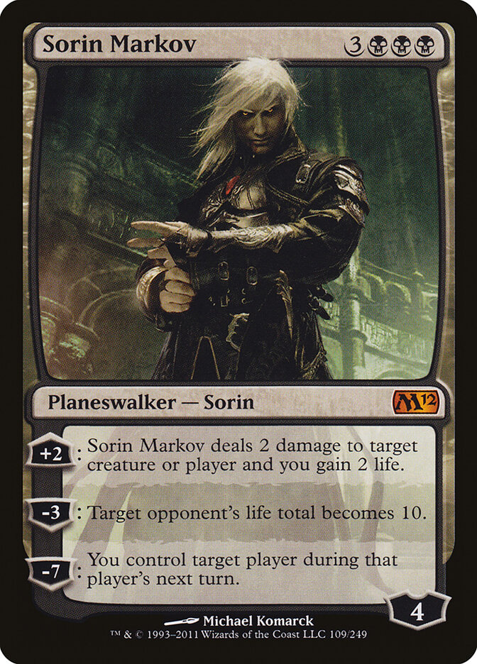 Sorin Markov card front