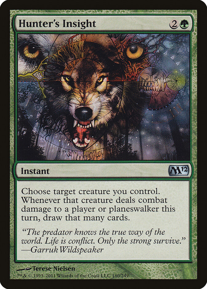 Hunter's Insight card front
