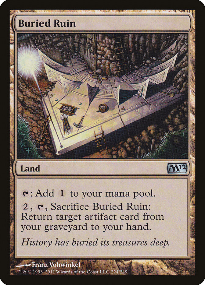Buried Ruin card front