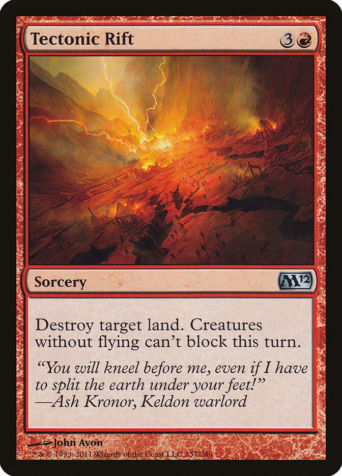 Tectonic Rift card front