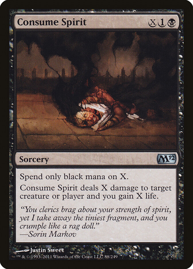 Consume Spirit card front