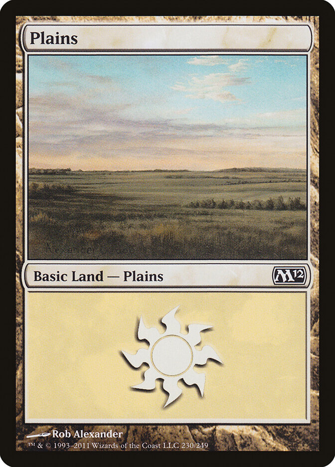 Plains card front