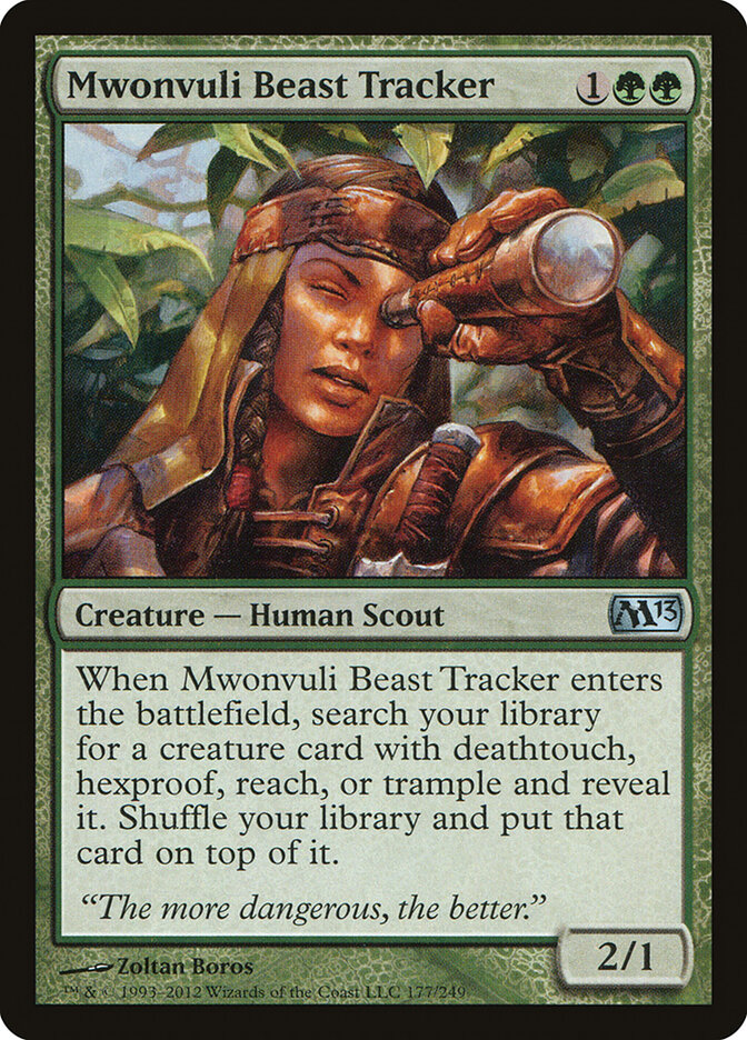 Mwonvuli Beast Tracker card front