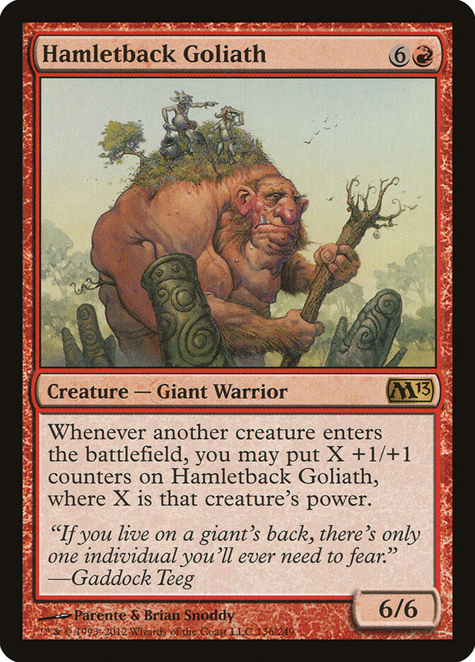 Hamletback Goliath card front