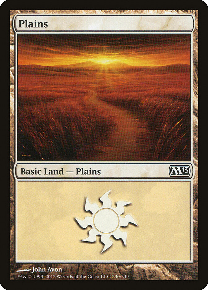 Plains card front