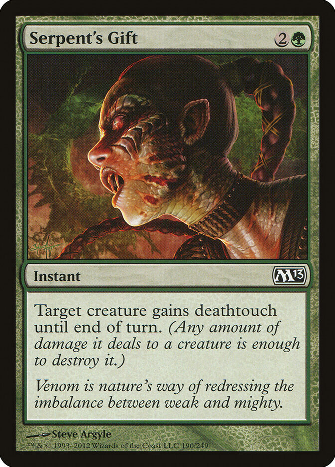 Serpent's Gift card front