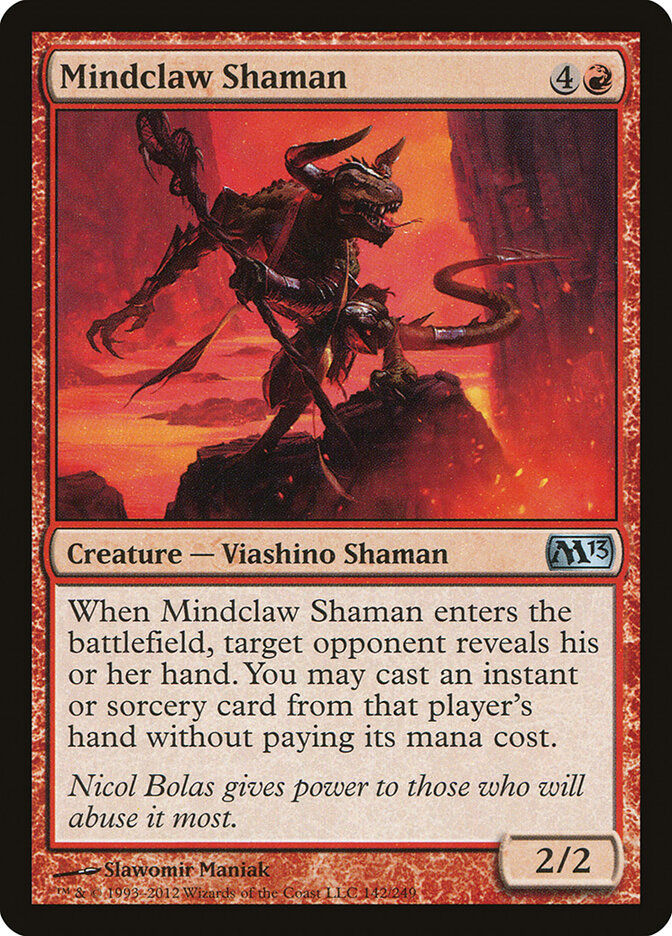 Mindclaw Shaman card front