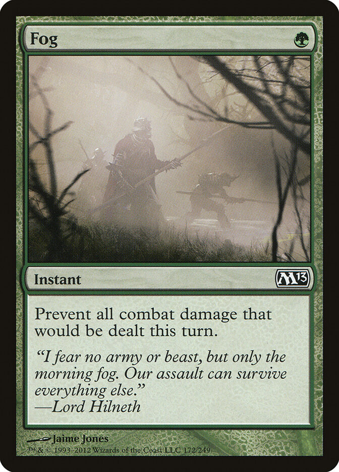 Fog card front