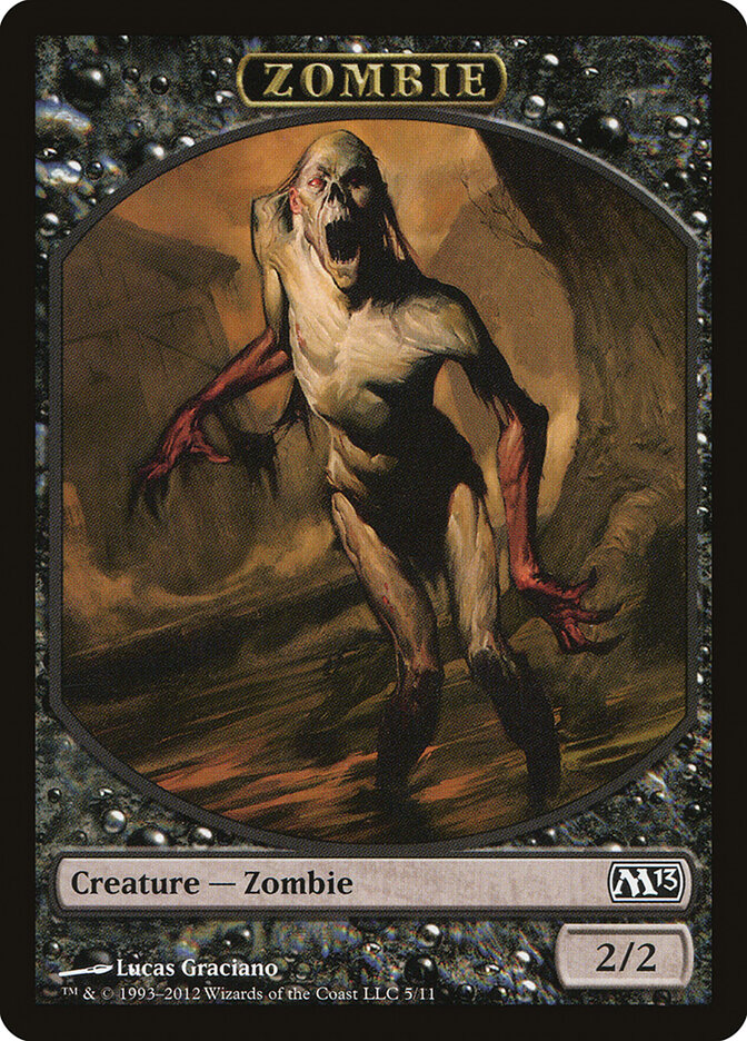 Zombie card front