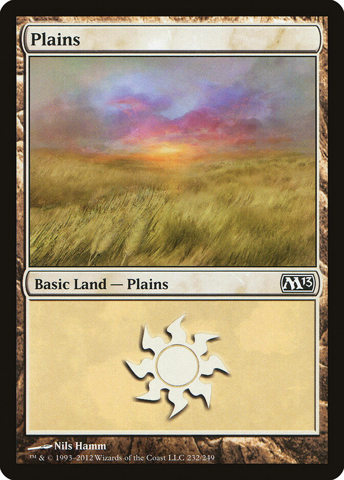 Plains card front