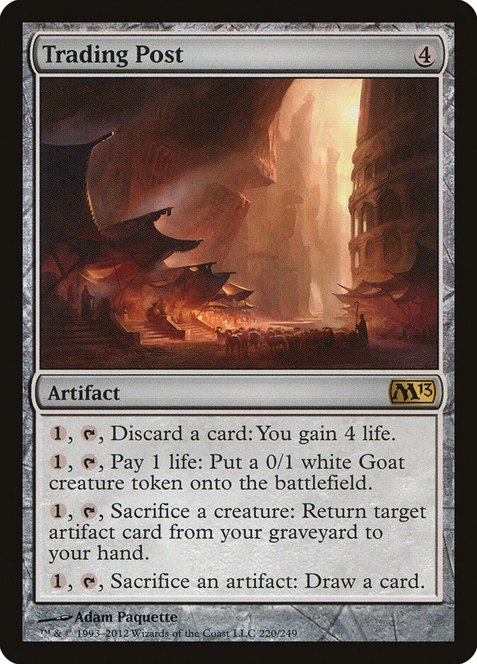Trading Post card front