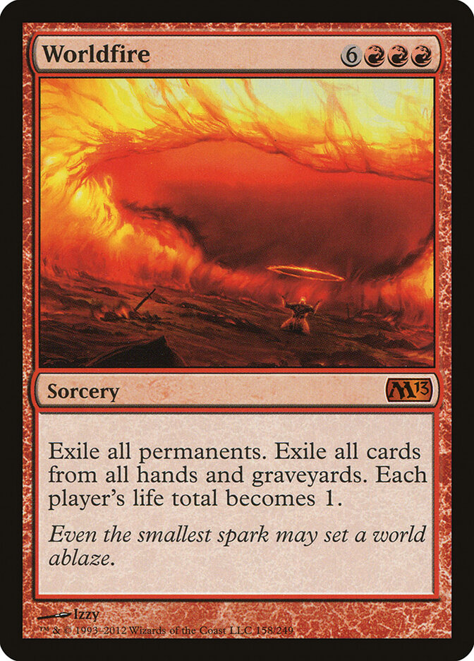 Worldfire card front