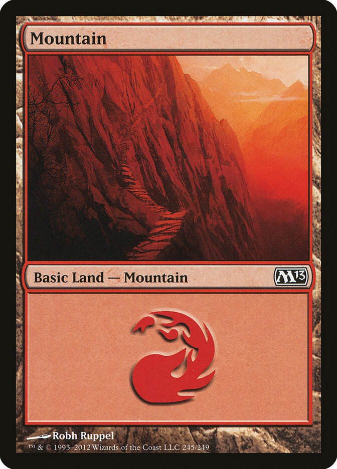 Mountain card front