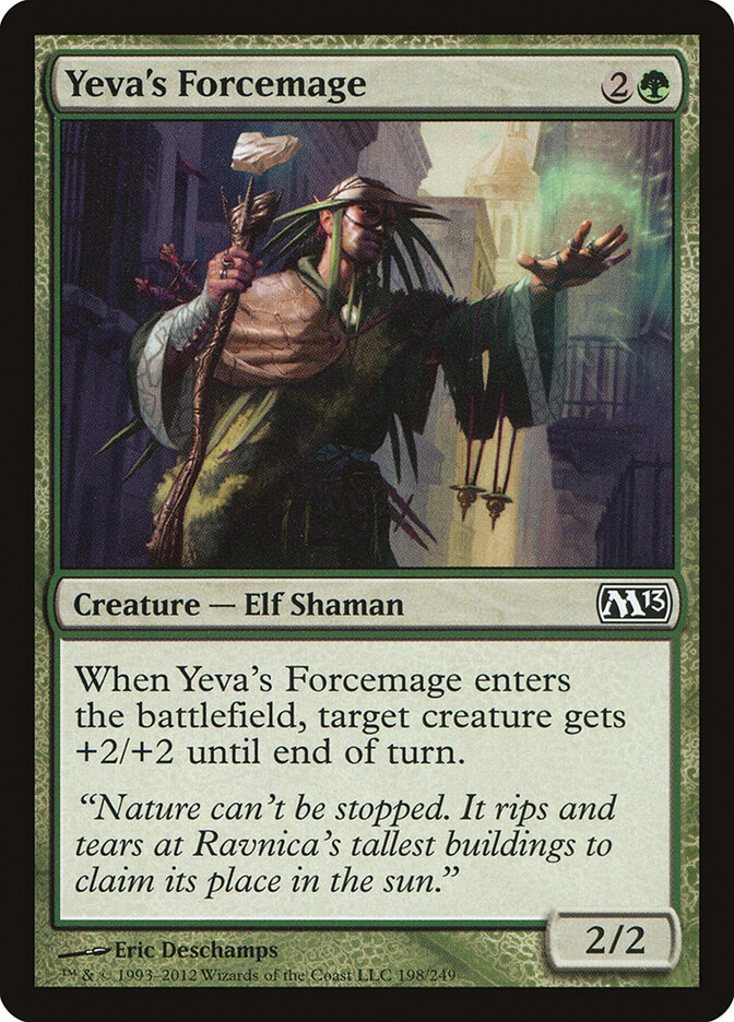 Yeva's Forcemage card front
