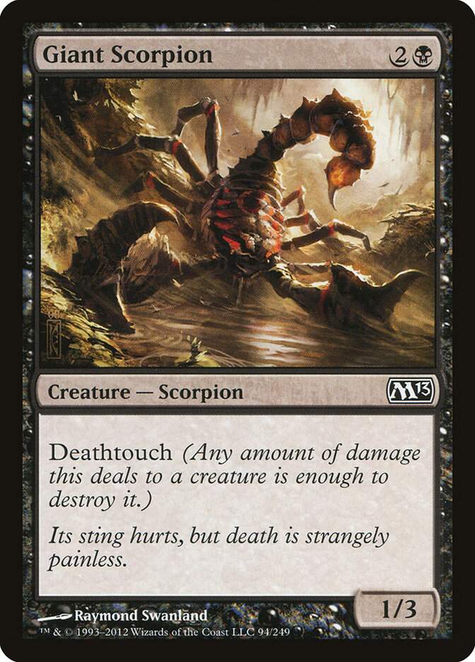 Giant Scorpion card front