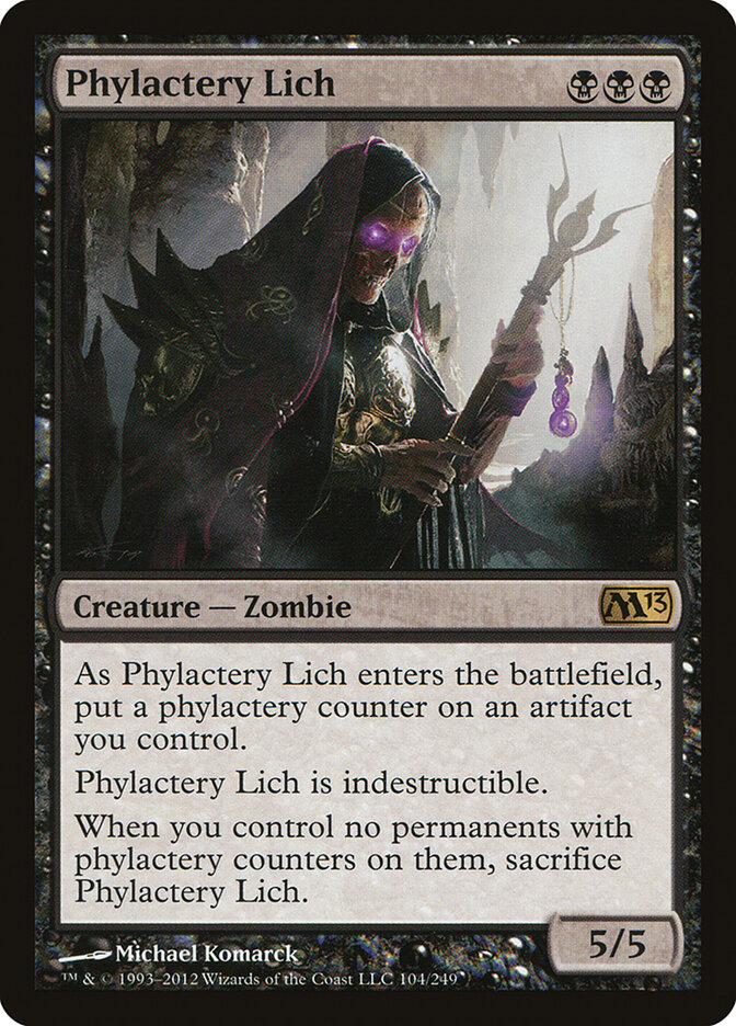 Phylactery Lich card front