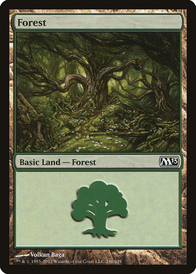 Forest card front