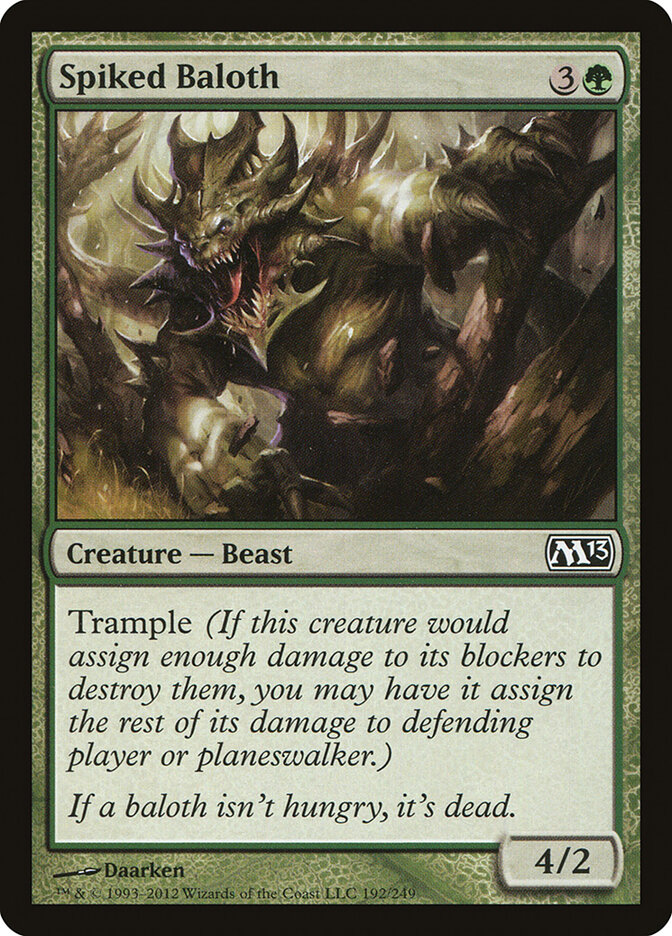 Spiked Baloth card front