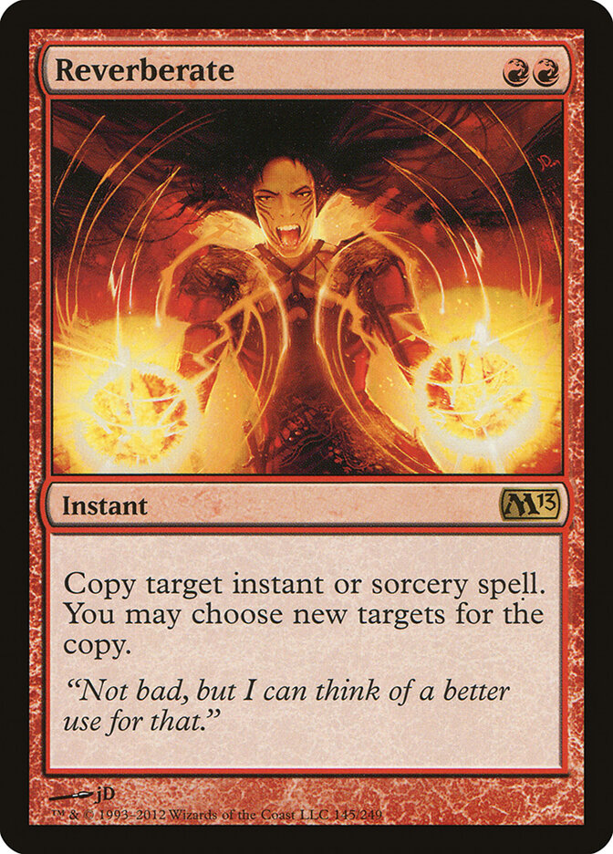 Reverberate card front