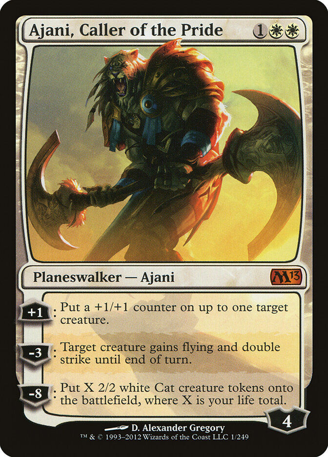 Ajani, Caller of the Pride card front