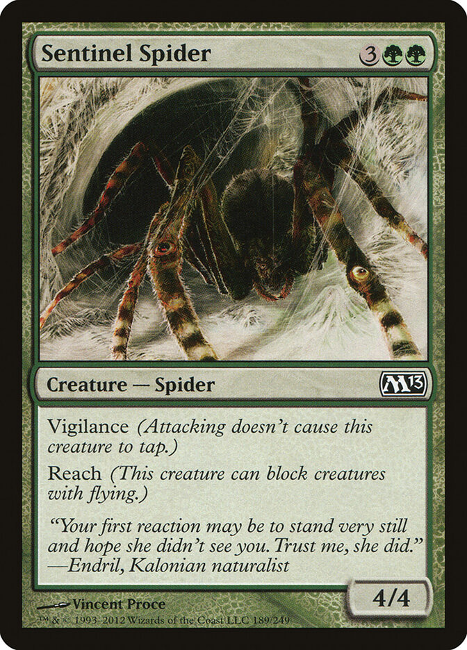 Sentinel Spider card front
