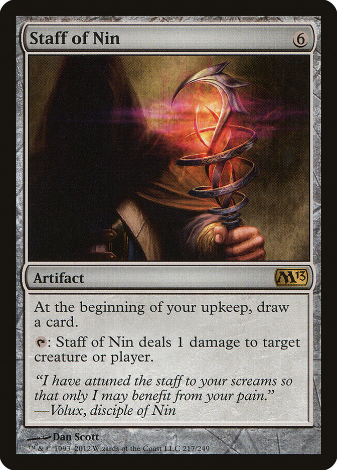 Staff of Nin card front