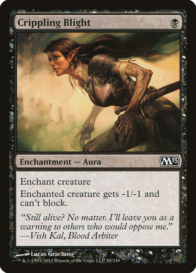 Crippling Blight card front