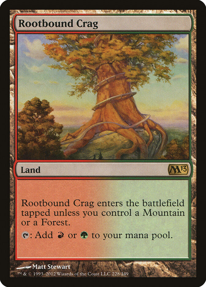 Rootbound Crag card front