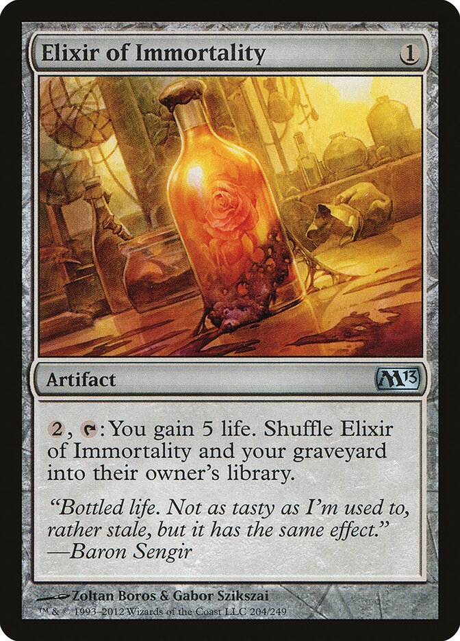 Elixir of Immortality card front