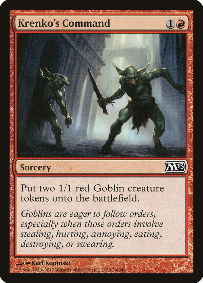 Krenko's Command card front