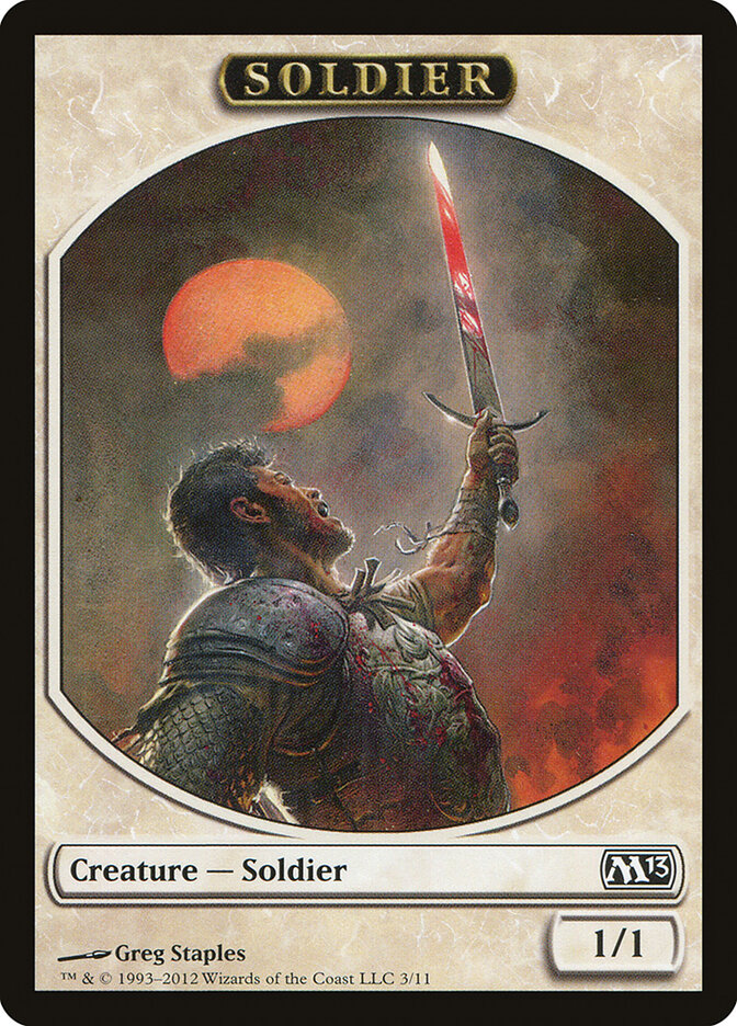 Soldier card front