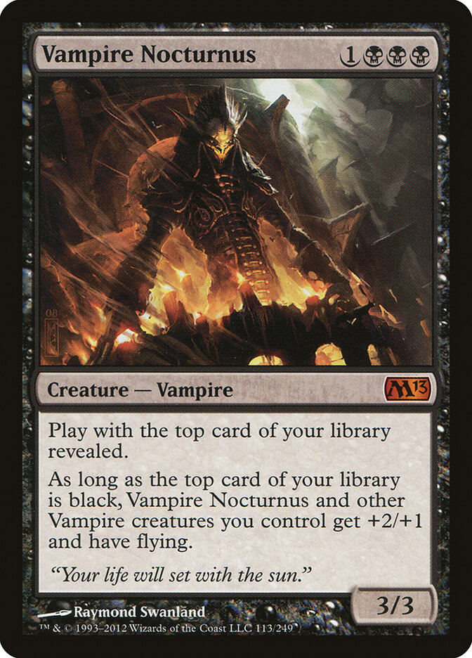 Vampire Nocturnus card front