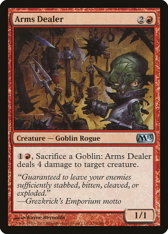Arms Dealer card front